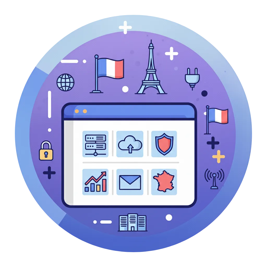 site internet créé développé et hébergé en France