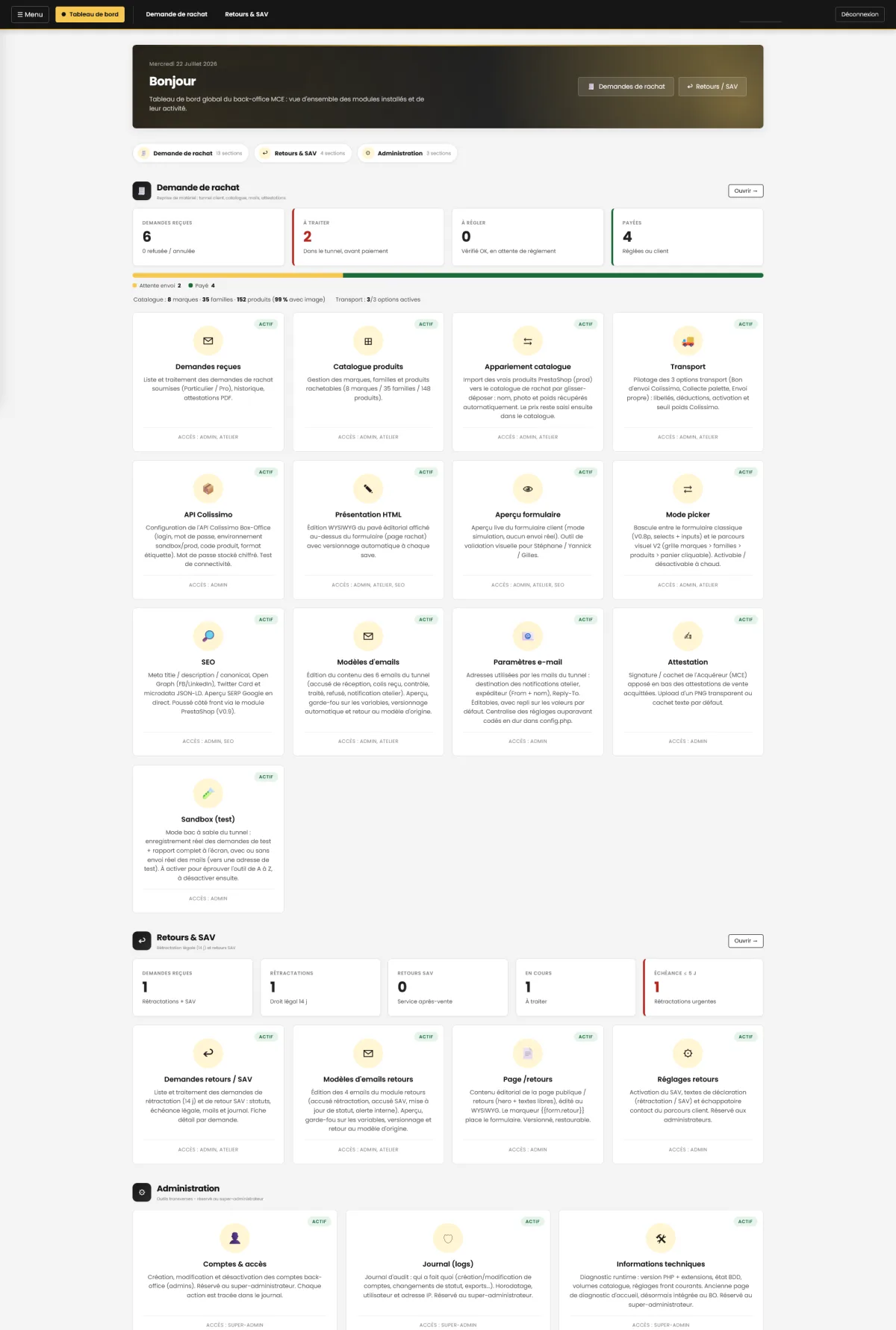 Aperçu desktop - Ma Carte Électronique