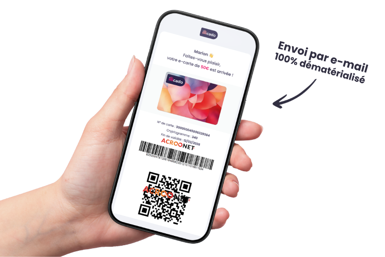 Carte Illicado sur mobile - Programme de parrainage Acronet
